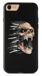 Пластиковый чехол с вышитым рисунком Santa Barbara Flower Skulls Series для iPhone 8 / iPhone 7 черный вид 2