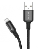 Кабель Rock R2 Lightning to USB Metal Braided Round Charging Cable 1.5A 5 метров (RCB0730)