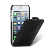 Чехол Melkco для iPhone SE / iPhone 5S / iPhone 5 Leather Case Jacka Type крокодил черный