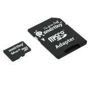 Карта памяти Smartbuy microSDXC 64GB Class 10 с адаптером