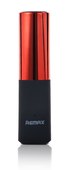 Внешний универсальный аккумулятор Remax Power Bank Lipstick 2400 мАч красный (RPL-12)