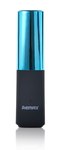 Внешний универсальный аккумулятор Remax Power Bank Lipstick 2400 мАч голубой (RPL-12)