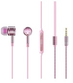 Наушники с регулировкой громкости 1MORE EO301 Crystal Piston In-Ear Headphones розовые